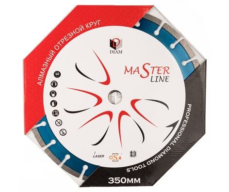 Круг алмазный сегментный 1A1RSS Master Line (350х25.4 мм) по железобетону Diam 000503 Круг алмазный сегментный 1A1RSS Master Line (350х25.4 мм) по железобетону Diam 000503