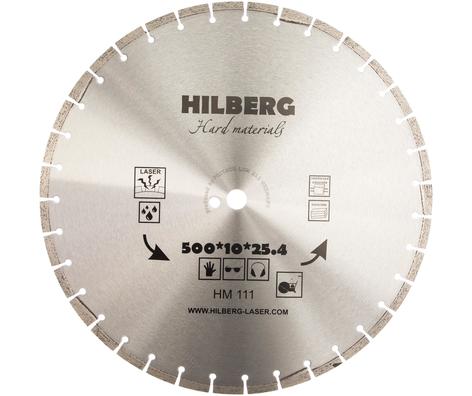 Диск алмазный отрезной сегментный Hard Materials Laser (500x25.4 мм) Hilberg HM111 Диск алмазный отрезной сегментный Hard Materials Laser (500x25.4 мм) Hilberg HM111