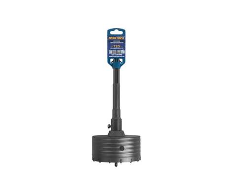 Коронка твердосплавная SDS-max (120 мм) ПРАКТИКА 038-869 Коронка твердосплавная SDS-max (120 мм) ПРАКТИКА 038-869