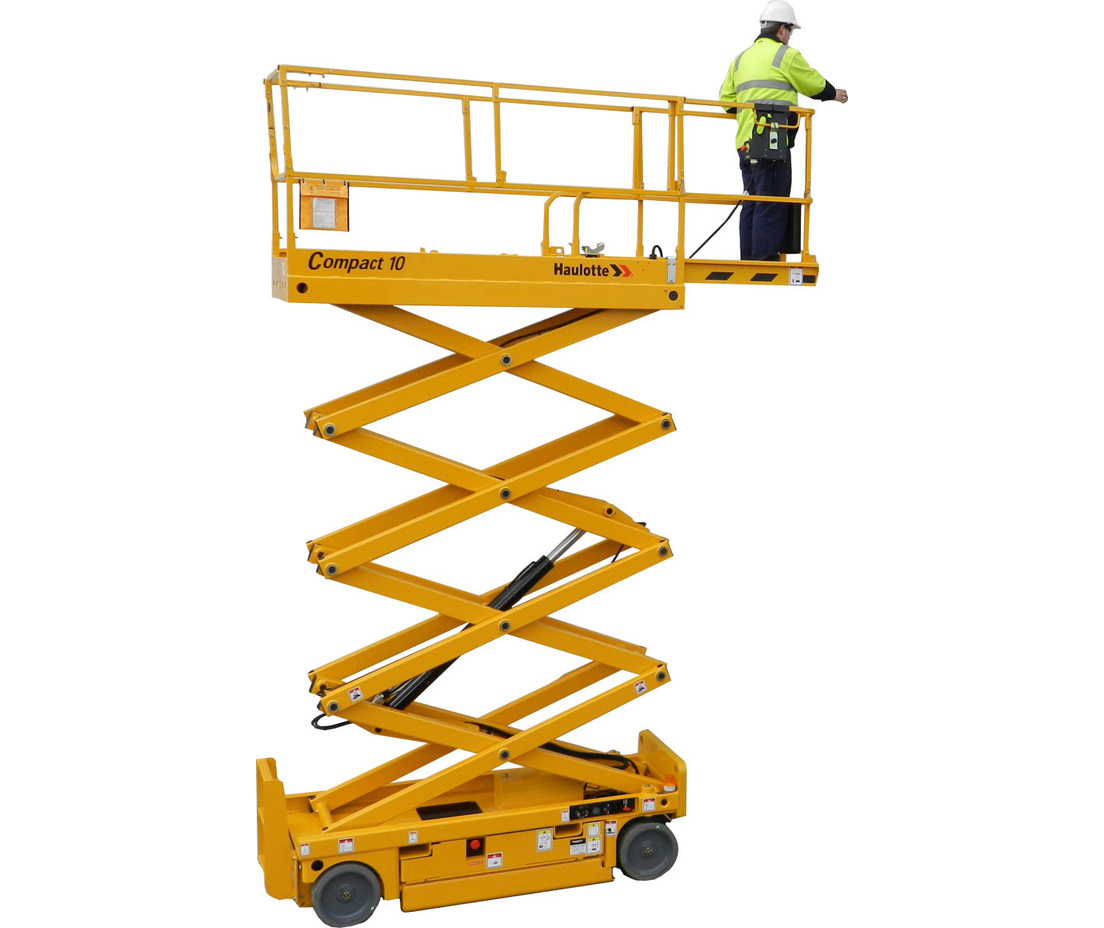 Ножничный электрический подъемник Haulotte Compact 10 (б/у) уцененный в продажу