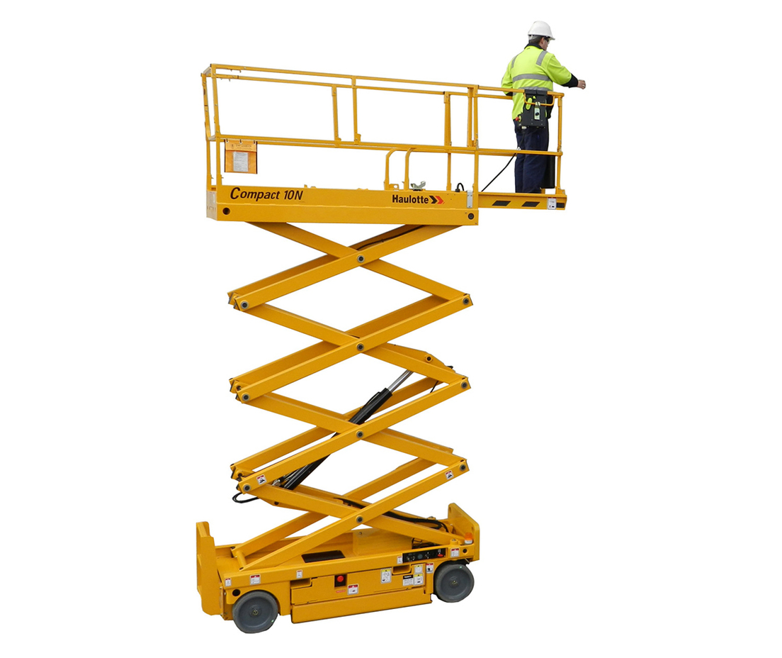 Электрический ножничный подъемник Haulotte Compact 10N (б/у) уцененный в продажу